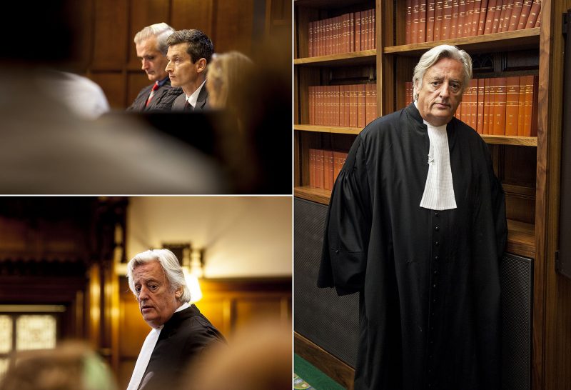 Michael Mansfield QC at 'mock' Ecocide Trial at the Supreme Court, London