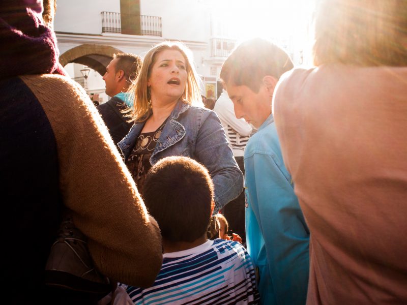 Procession during Semana Santa or Holy Week, Conil, 17.4.11