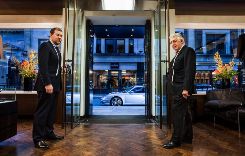 Porsche 911 Turbo in Saville Row