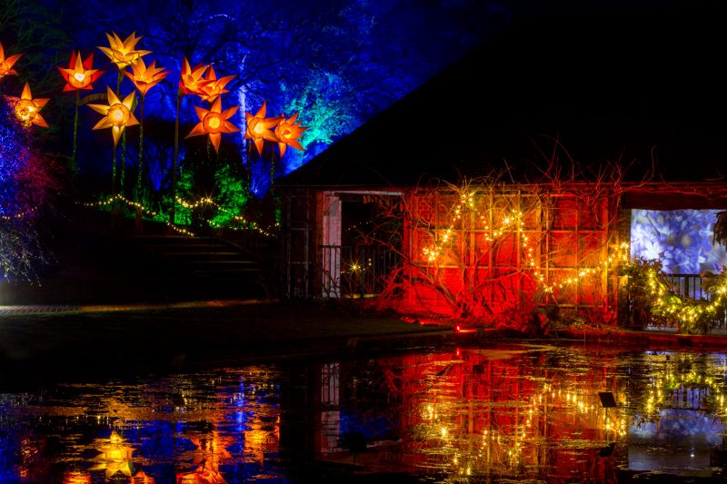 RHS Christmas Glow festival at RHS Wisley