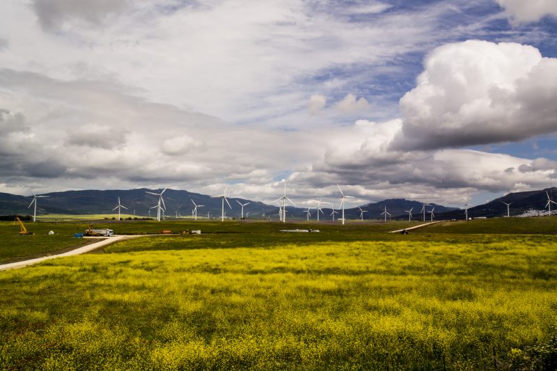 Wind turbines near Tarifa, 21.4.06