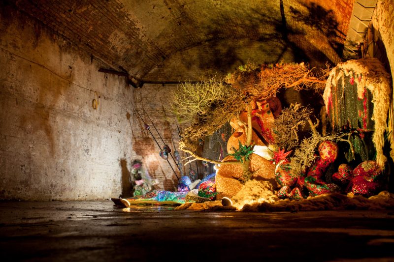 Tony Heywood & Alison Condie's underground landscape installation