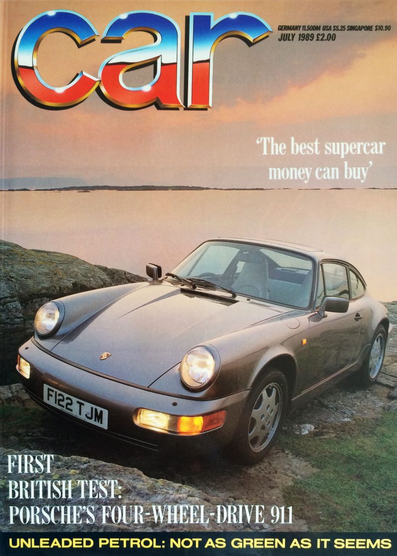 Car Magazine, July 1989. Porsche 911