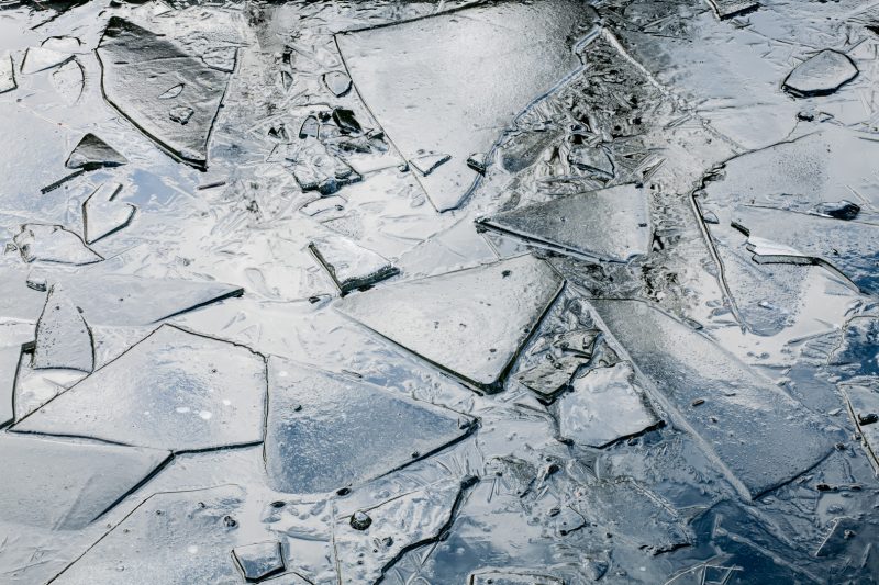 Frozen water near Brentford, 5.1.10