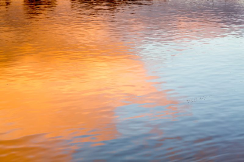 River Thames at sunset, Mortlake