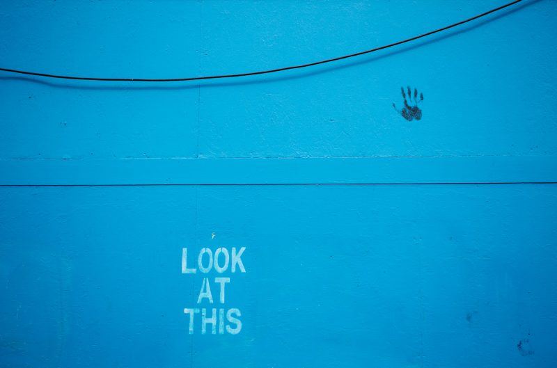 Southbank near Hayward Gallery. Builder's protective fence
