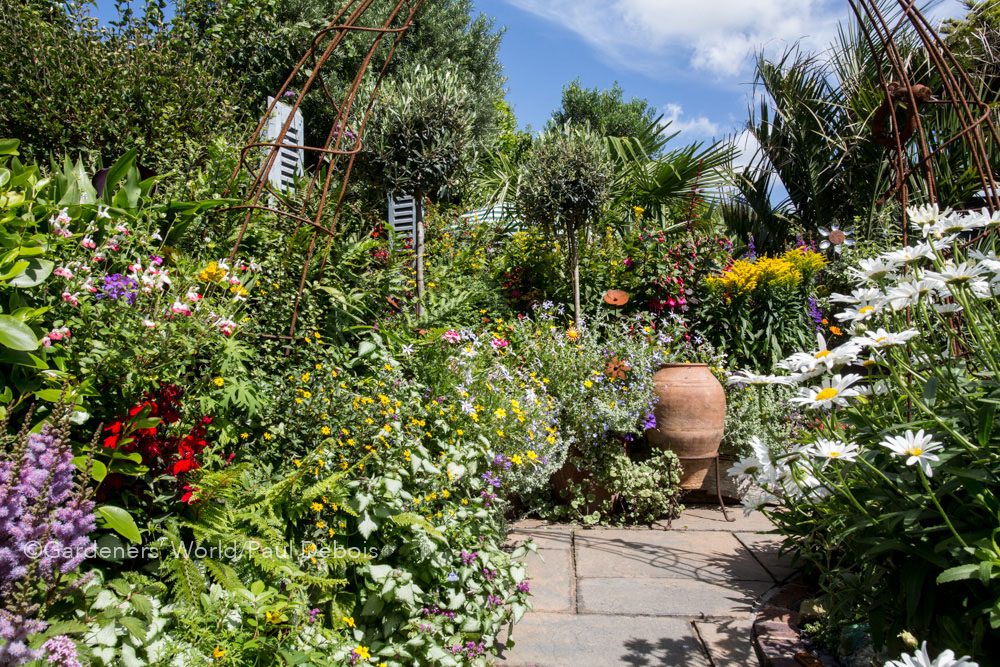 Geoff Stonebanks, small garden, Seaford, Sussex